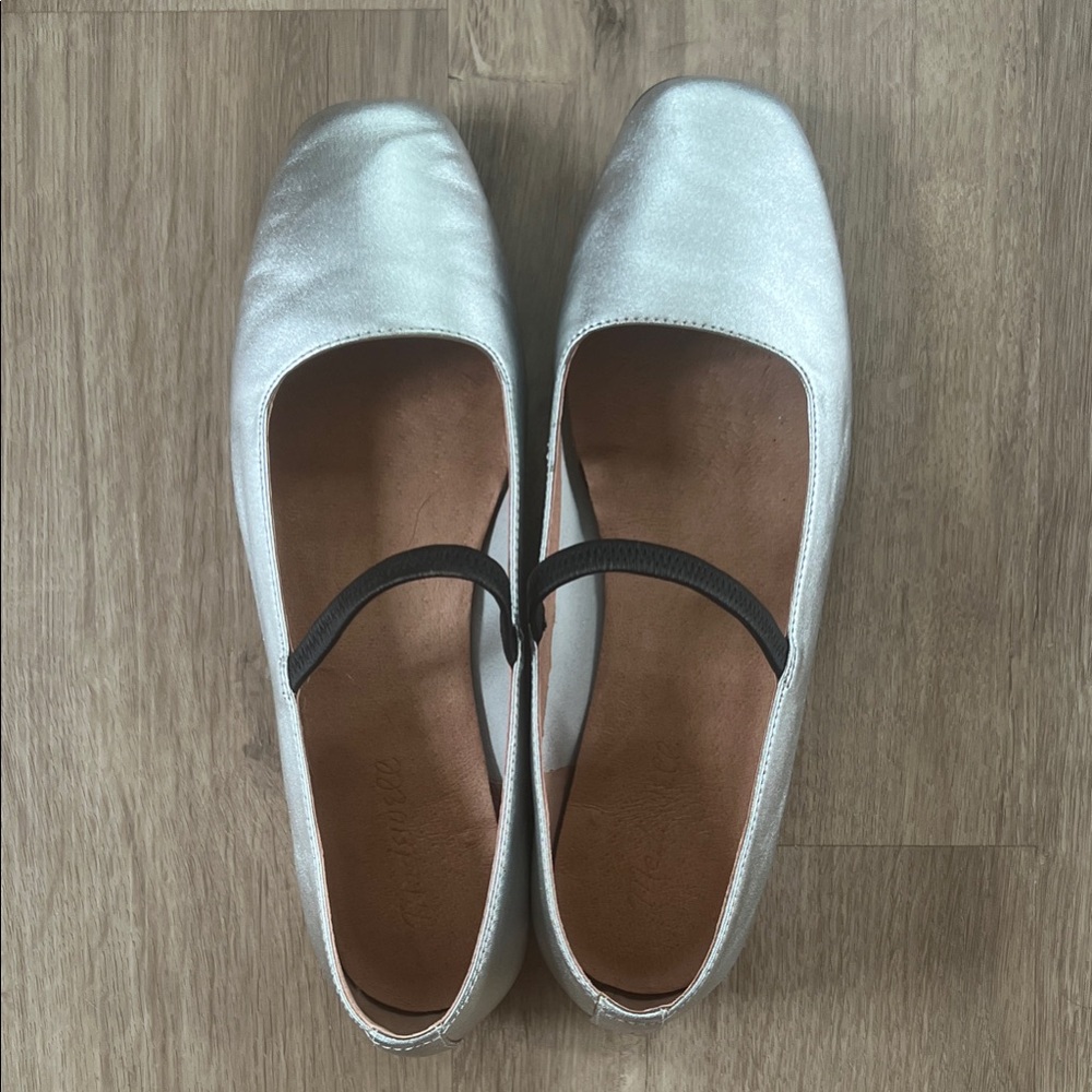 Madewell Silver Women's Ballet Flats